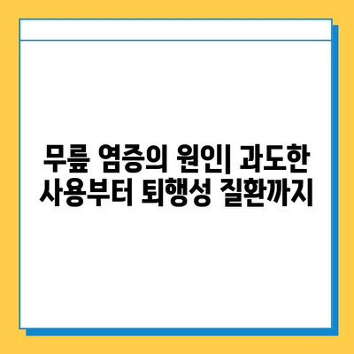 무릎 염증| 힘줄과 연골, 통증의 원인과 해결책 | 무릎 통증, 염증 치료, 운동, 재활