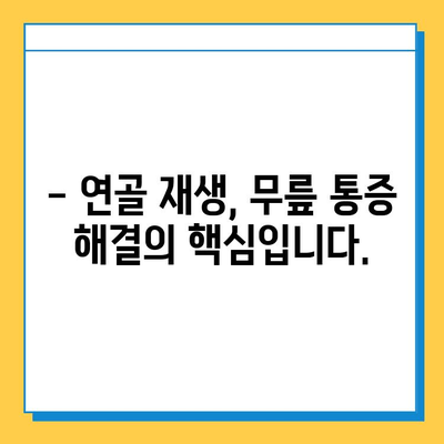 무릎 구부림 통증 해결, 연골 관리로 시작하세요! | 무릎 통증, 연골 재생, 운동, 식단