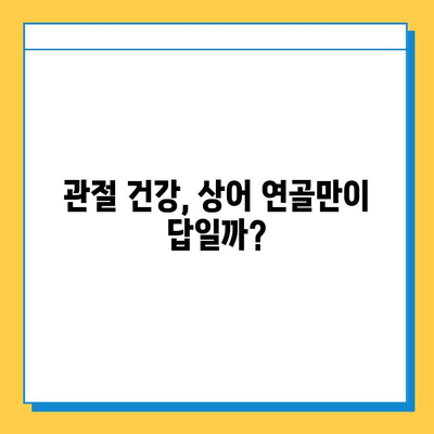 상어 연골, 관절 염증 완화에 효과 있을까? | 상어 연골 효능, 부작용, 주의사항, 관절 건강