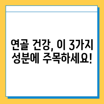 연골 재생 영양제 선택 가이드| 단 3가지 이유로 효과적인 제품 찾기 | 연골 건강, 관절 통증, 영양제 추천