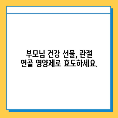 부모님 건강 선물, 관절 연골 영양제 추천 가이드 | 부모님 선물, 관절 건강, 연골 건강, 건강식품, 추천