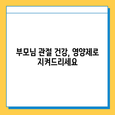 부모님 건강 선물, 관절 연골 영양제 추천 가이드 | 부모님 선물, 건강식품, 관절 건강, 연골 영양제