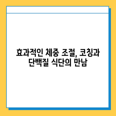 다이어트 코치와 단백질 식단으로 체중 조절하기| 성공적인 체중 감량을 위한 완벽 가이드 | 다이어트, 단백질, 체중 감량, 코칭, 식단