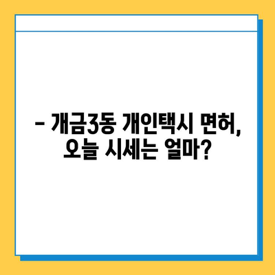 부산 개금3동 개인택시 면허 매매 시세 & 자격조건 완벽 가이드 | 오늘 시세, 번호판 가격, 월수입, 양수 교육