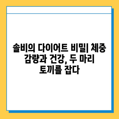 솔비의 다이어트 비밀| 건강기능식품의 힘으로 탄탄하고 건강한 몸 만들기 | 솔비, 다이어트, 건강기능식품, 체중 감량, 건강