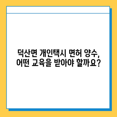 충청남도 예산군 덕산면 개인택시 면허 매매 가격| 오늘 시세, 넘버값, 자격조건, 월수입, 양수교육 | 상세 정보