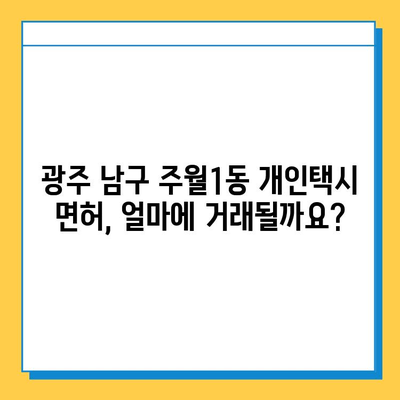 광주 남구 주월1동 개인택시 면허 매매 가격| 오늘 시세, 넘버값, 자격조건, 월수입, 양수교육 | 상세 정보