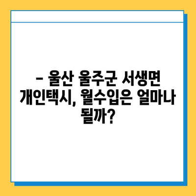 울산 울주군 서생면 개인택시 면허 매매 가격| 오늘 시세, 자격조건, 월수입, 양수교육 | 번호판, 넘버값