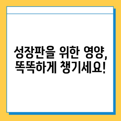 어린이 건강의 핵심, 연골 성장판의 모든 것 | 성장판, 어린이 건강, 성장 발달, 영양, 운동