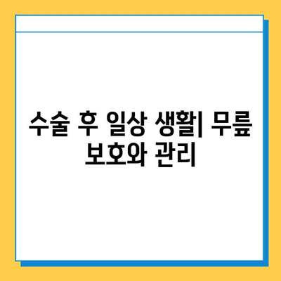 반월상 연골 파열 봉합 수술 후, 성공적인 재활을 위한 완벽 가이드 | 재활 운동, 주의 사항, 회복 과정