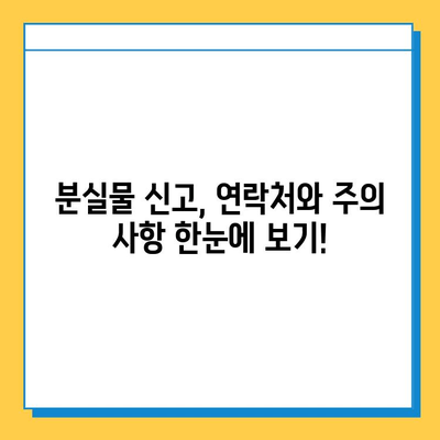 국립대학교 도서관 분실물 신고, 이렇게 하세요! | 분실물 신고 절차, 연락처, 주의 사항