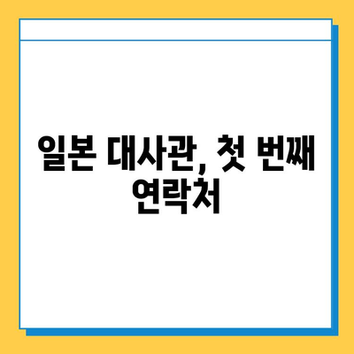 일본 여행 중 여권 분실 시, 당황하지 말고! 5단계 대처 가이드 | 여권 분실, 일본 대사관, 신고, 여권 재발급, 여행 보험