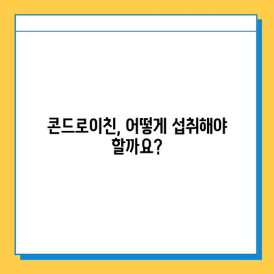 관절 건강 지키는 필수 영양소, 소연골 콘드로이친| 효능과 섭취 가이드 | 관절 건강, 연골 관리, 건강 정보