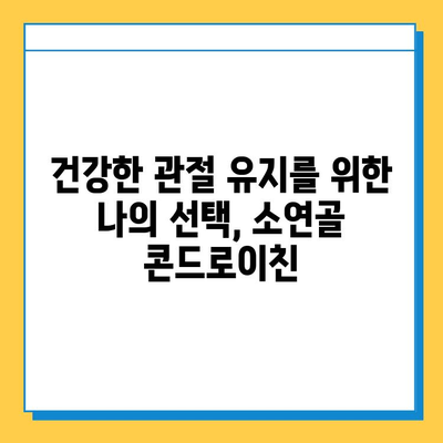 소연골 콘드로이친, 건강한 관절 유지 후기| 나의 솔직한 경험 | 관절 건강, 콘드로이친 효능, 관절 통증 완화