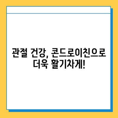 소연골 콘드로이친, 건강한 관절 유지 후기| 나의 솔직한 경험 | 관절 건강, 콘드로이친 효능, 관절 통증 완화