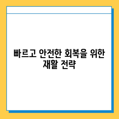 반월상연골 파열 & 십자인대 파열| 어떤 치료가 나에게 맞을까? | 비교 가이드, 치료법, 재활