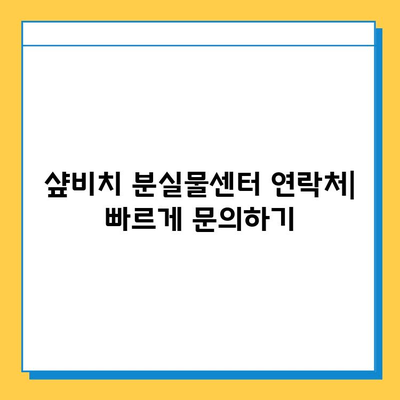 샾비치에서 물건을 잃어버렸나요? 분실물센터 이용 방법 완벽 가이드 | 샾비치, 분실물, 찾는 방법, 안내