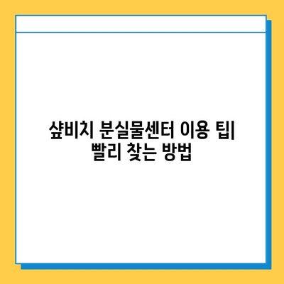 샾비치에서 물건을 잃어버렸나요? 분실물센터 이용 방법 완벽 가이드 | 샾비치, 분실물, 찾는 방법, 안내