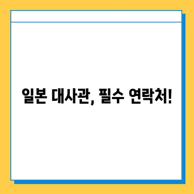 일본 여행 중 여권 분실? 긴급 여권 재발급 절차 완벽 가이드 | 여권 분실 신고, 긴급 여권 발급, 일본 대사관