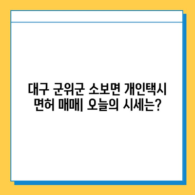 대구 군위군 소보면 개인택시 면허 매매 가격| 오늘 시세 확인! | 번호판, 넘버값, 자격조건, 월수입, 양수교육