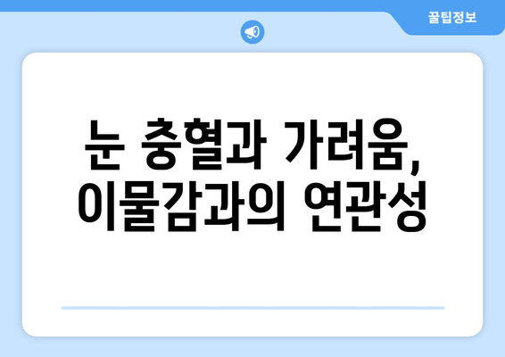 눈에 이물감, 5가지 원인과 해결 방법 | 눈 이물감, 눈 충혈, 눈 가려움, 눈 비비기, 눈 건강