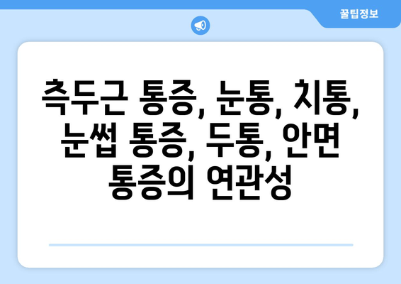 측두근 통증, 눈통, 치통, 눈썹 통증| 원인과 해결책 | 두통, 안면 통증, 신경통