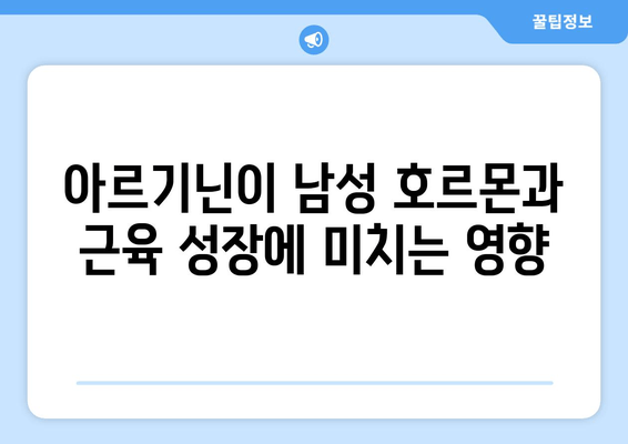 아르기닌| 남자를 위한 종합 영양제 분해 | 남성 건강, 근육 성장, 면역력, 성기능