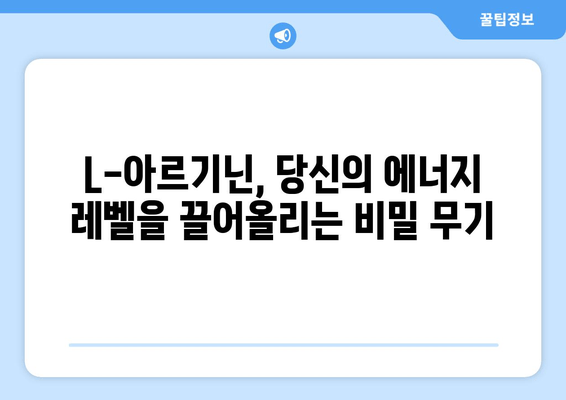 체력 관리를 위한 최고의 L-아르기닌 추천| 당신의 에너지 레벨을 높여줄 5가지 제품 | L-아르기닌, 체력 증진, 피로 회복, 운동 효과, 건강 보조 식품