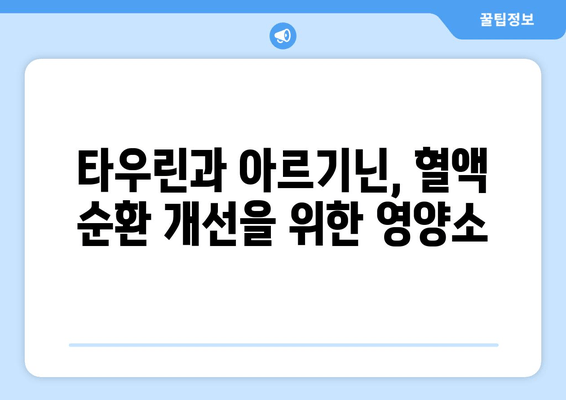 혈액 순환 개선에 효과적인 타우린 & 아르기닌 풍부 식품 10가지 | 건강, 혈액순환, 영양, 식단