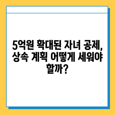 2024년 상속세 개편| 자녀 공제 5억원 확대, 상속 계획은 이렇게! | 상속세, 상속 공제, 상속 재산, 상속 계획