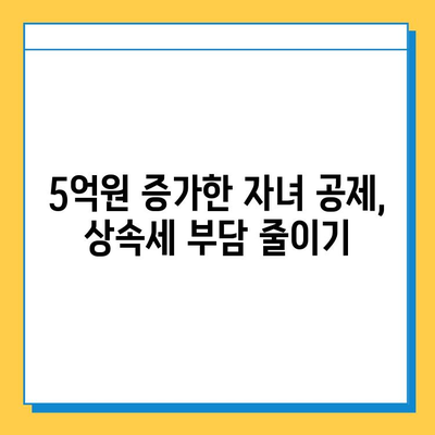 25년 만에 달라진 상속세, 자녀 공제 5억원 확대! 변화된 상속세 제도 완벽 분석 | 상속세 개편, 상속세 계산, 상속세 절세