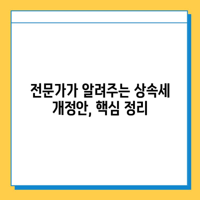 2024년 상속세 개정안, 자녀 공제 1인당 5억 원? 상속세 전문 세무사가 알려주는 변화와 전략 | 상속세, 세법 개정, 자녀 공제, 절세 전략