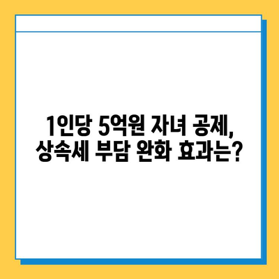 상속세 개편, 자녀 공제 1인당 5억원!  변화된 상속세 체계 완벽 분석 | 상속세, 조세체계 개편, 자녀 공제, 상속, 재산세